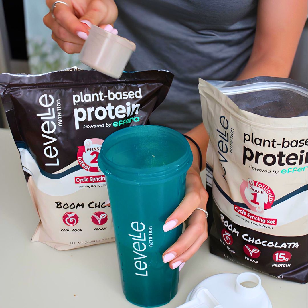 Chocolate Cycle-Syncing Vegan Protein Powder Set