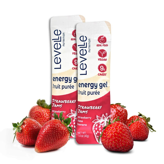 Strawberry Jams Energy Gel - Vegan, GI-Friendly (40g)